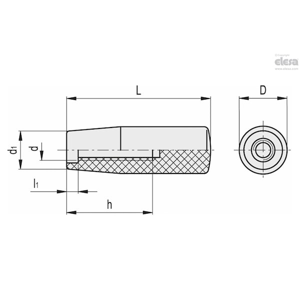 Threaded Hole, I.280/115-M12